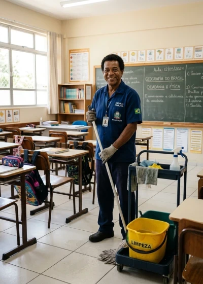 Organização e Valorização do Profissional de Limpeza Escolar