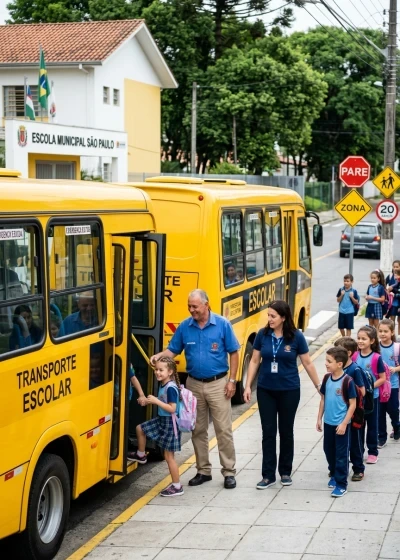 Segurança e Prevenção no Transporte Escolar
