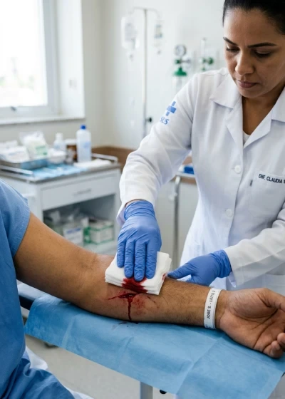 Atendimento em Hemorragias e Ferimentos