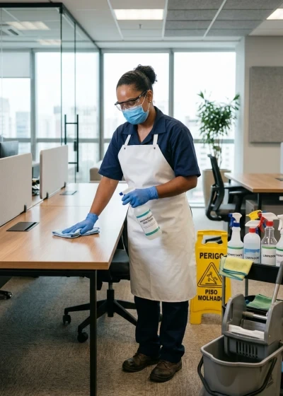 Segurança e Saúde no Trabalho para Serviços de Limpeza