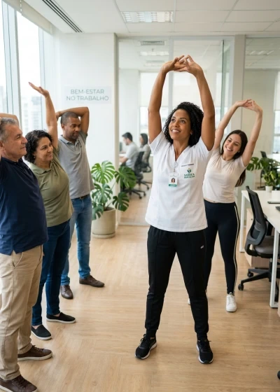 Exercícios e Técnicas de Ginástica Laboral