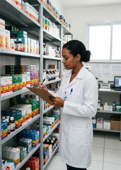 Gestão de Estoques e Medicamentos