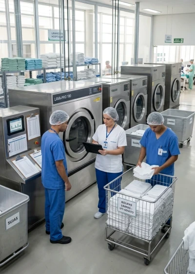 Gestão e Organização da Lavanderia Hospitalar