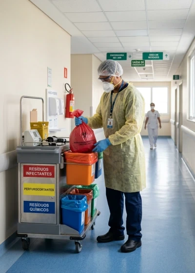 Coleta, Armazenamento e Transporte Interno de Resíduos