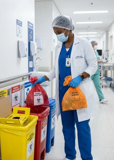 Segregação e Coleta de Resíduos Hospitalares