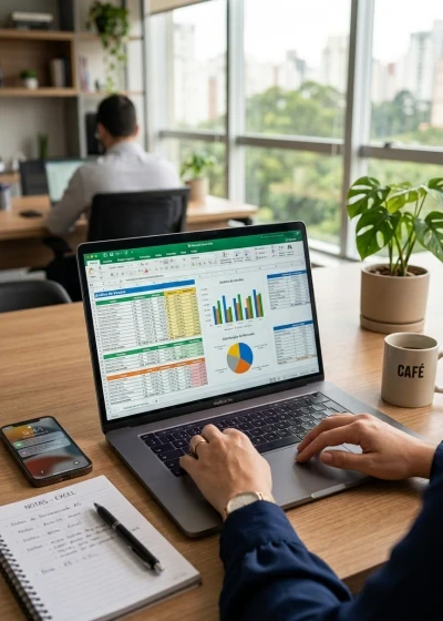 Estrutura, Interface e Operações Essenciais no Excel