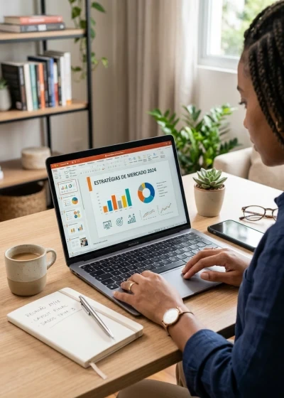 Design Visual, Layouts e Padronização de Slides com PowerPoint