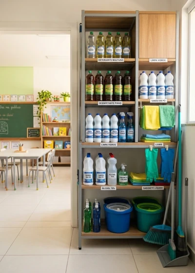 Gestão de Produtos e Materiais de Limpeza