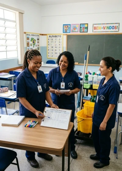 Planejamento e Controle da Limpeza Escolar