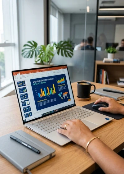 Apresentações Profissionais, Narrativas Visuais e Integração com PowerPoint