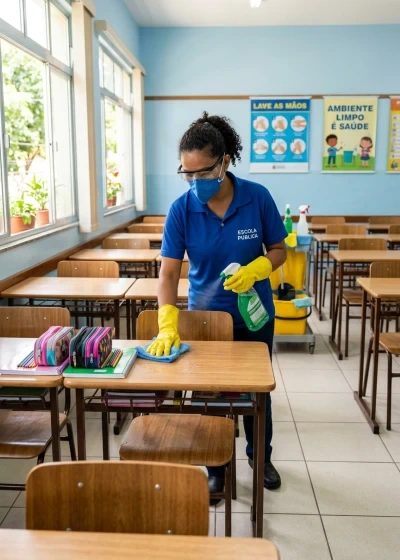 Fundamentos da Higiene e Limpeza Escolar