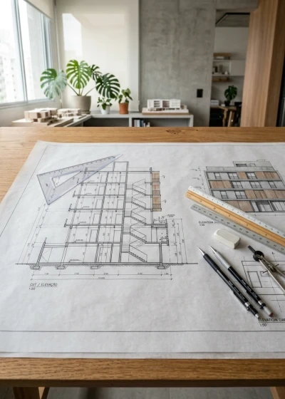 Cortes e Elevações