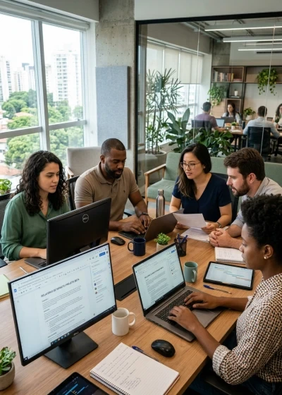 Criação, Formatação e Padronização de Documentos Colaborativos com Google Workspace