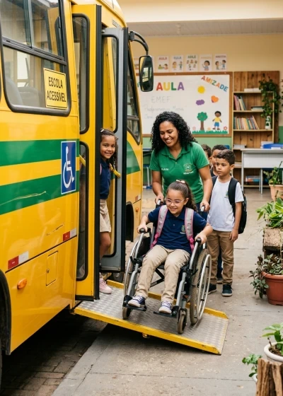Acessibilidade e Inclusão no Transporte Escolar