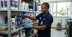 Curso de Curso Livre de Controle de Materiais de Limpeza