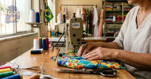 Curso de Curso Livre de Costura Criativa e Customização de Roupas