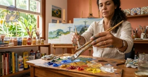 Curso de Curso Livre de Pintura Artística: Fundamentos e Prática