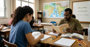 Curso de Curso Livre de Telugu Intermediário para Conversação