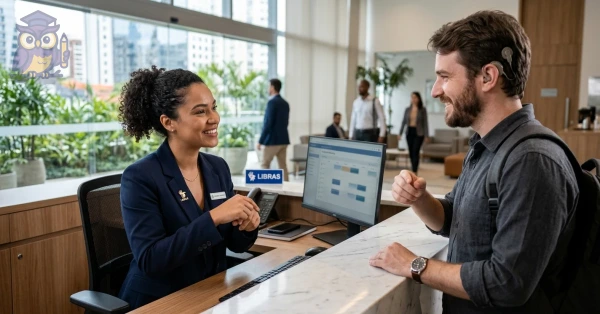 Libras para Atendimento Comercial e Recepção