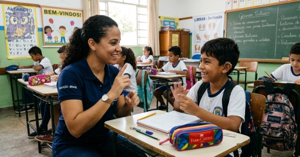 Libras para Comunicação no Ambiente Escolar