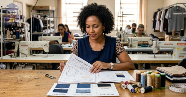 Introdução do curso Costura Industrial e Produção de Peças em Série