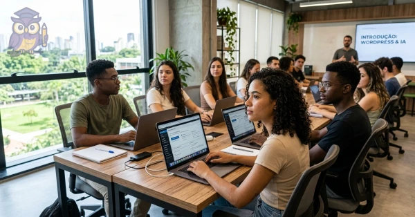 Introdução do curso Criação de Sites com WordPress e IA