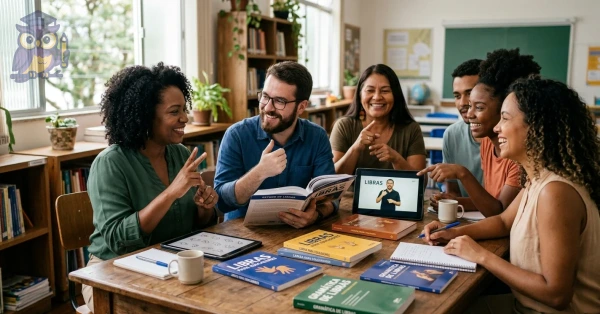 Introdução do curso Libras Intermediário para Educadores