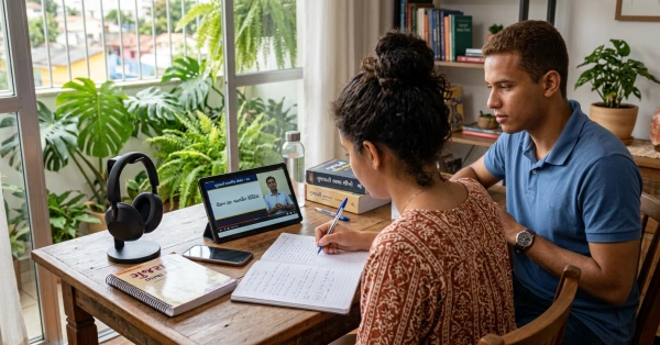 Introdução do curso Gujarati Intermediário para Conversação