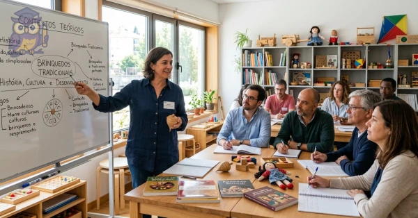 Objetivo do curso Estratégia de Ensino - Brinquedos e Brincadeiras Tradicionais na Educação Física Infantil