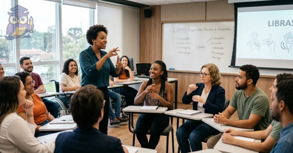 Objetivo do curso Libras Aplicada ao Atendimento