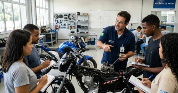 Objetivo do curso Mecânica de Motocicletas