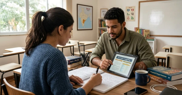 Objetivo do curso Telugu Avançado para Fluência