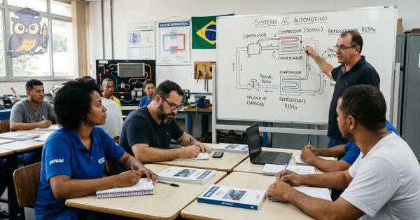 Objetivo do curso Manutenção Preventiva e Corretiva de Ar-Condicionado Automotivo
