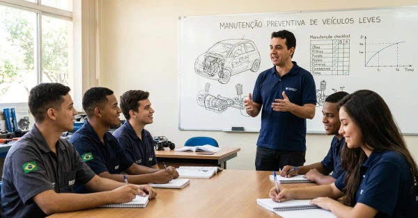 Objetivo do curso Manutenção Preventiva de Veículos Leves