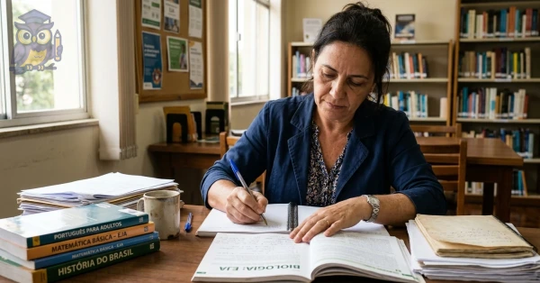 Objetivo do curso Metodologia para Educação de Jovens e Adultos (EJA)