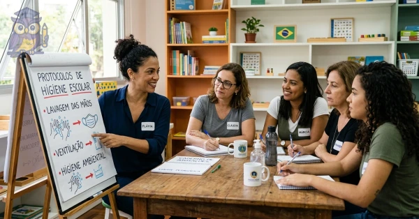 Objetivo do curso Protocolos de Higiene para Ambientes Escolares Seguros