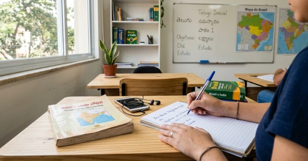 Objetivo do curso Telugu para Iniciantes