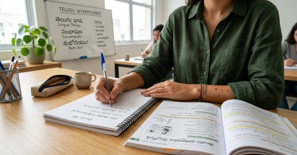 Objetivo do curso Telugu Intermediário para Conversação
