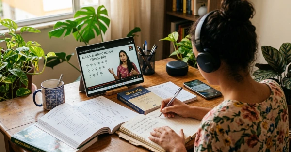 Resumo do curso Telugu Avançado para Fluência