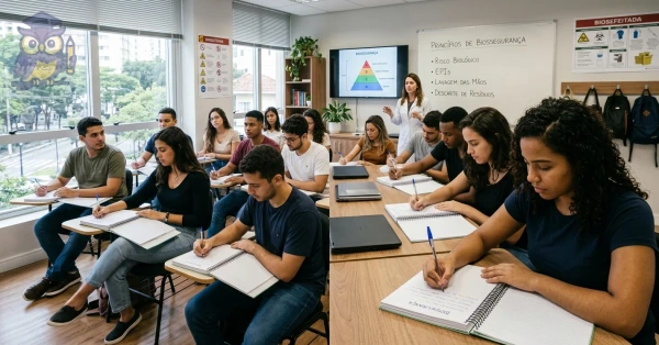Resumo do curso Princípios Básicos a Biossegurança