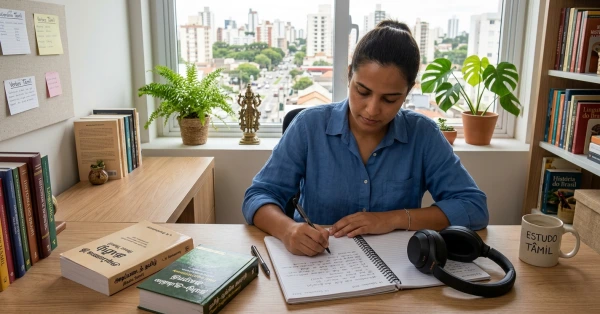 Resumo do curso Tâmil Intermediário para Conversação